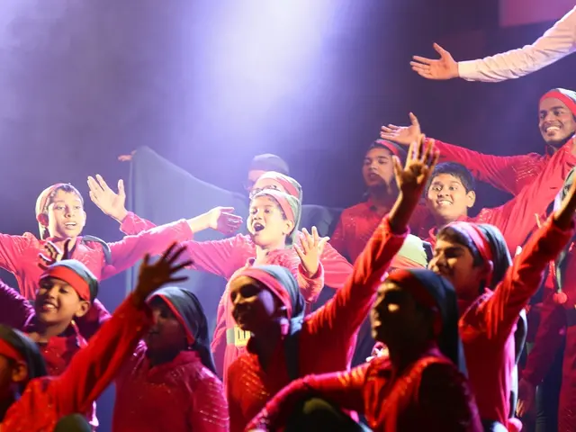 European Fashion Showcase Embracing Native Attire for Online Platform's Cultural Promotion