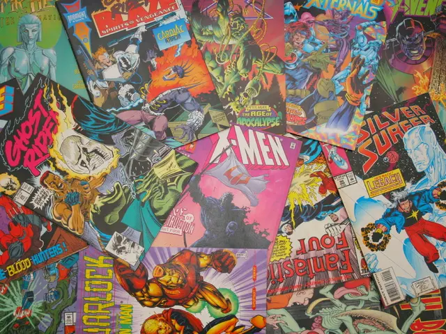 Display of Stephen Neil Cooper's Comic Book Collection