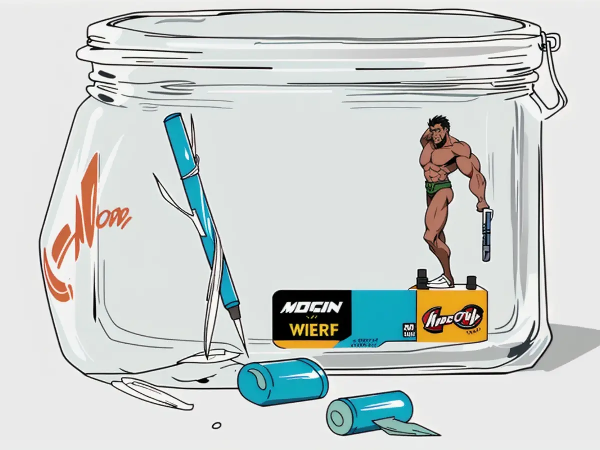 Transparent travel-sized cosmetic containers and jars, labeled as Transparent travel-sized cosmetics containers and jars, labeled as